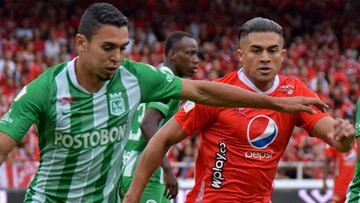 Nacional ante Am&eacute;rica por la Liga &Aacute;guila