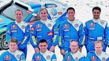 El equipo Volkswagen al completo.