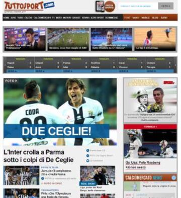 Portadas de la prensa extranjera