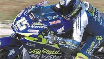 <b>EN BUENA LÍNEA. </b>Sete Gibernau se está revelando muy rápido en los entrenamientos invernales y esa es una buena señal para sus expectativas en el Mundial 2005.