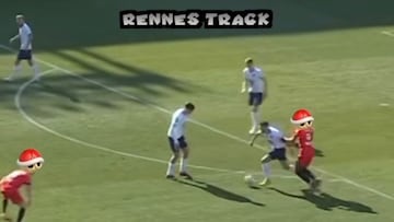 A lo Mario Bros: la jugada viral de Suazo que maravilla a Francia