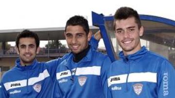 <b>LOS ÚLTIMOS. </b>Gerard Badía, Gaffoor y Cristian ya han jugado.