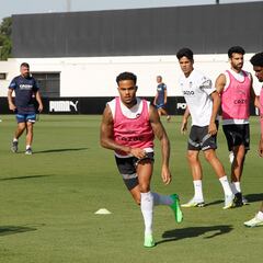 Con Cavani de espectador