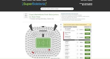 Ya venden entradas para el River - Boca desde 348€ en internet