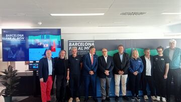 Imagen de la presentación de 'Barcelona Far al Mon', la ceremonia de inauguración de las Finales de la Copa América que tendrá lugar el próximo 10 de octubre.