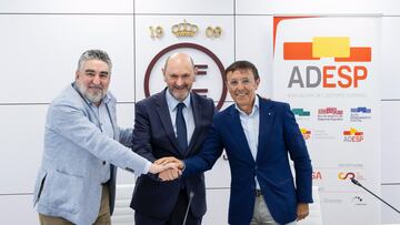 Reunión de la ADESP en la Federación Española de Fútbol.