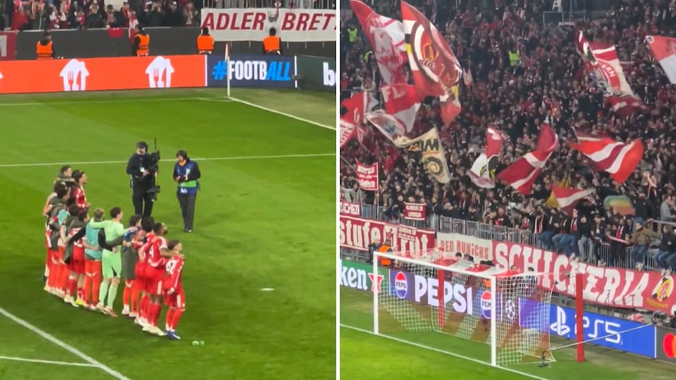 El cántico despectivo de la afición del Bayern al Madrid que entonaron con los jugadores tras el partido