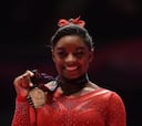 Biles se proclama campeona del mundo en gimnasia artística