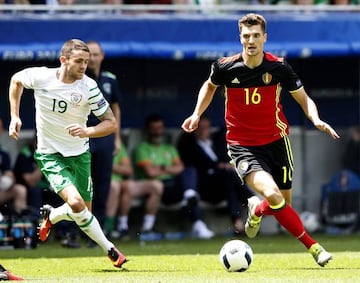 Thomas Meunier con Bélgica.