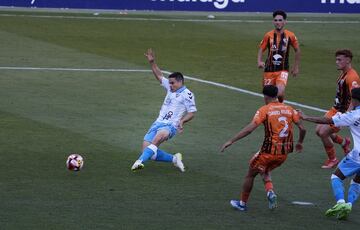 Momento en que Sangalli anota el3-0 al Antequera,