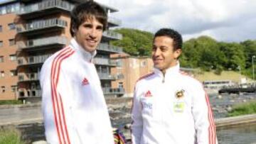 Thiago y Javi Martínez, que pueden ser compañeros en el Bayern.