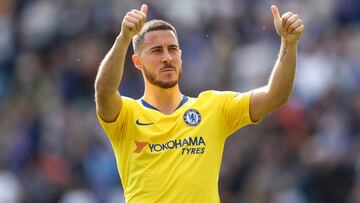Hazard, en un partido del Chelsea