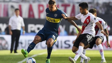 Edwin Cardona es una de las variantes del t&eacute;cnico de Boca, Guillermo Barros Schelotto, para reemplazar a Pav&oacute;n en la final de Copa Libertadores ante River.