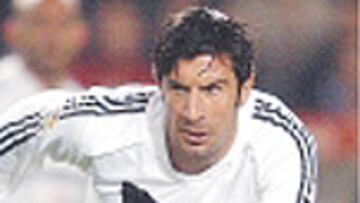 Figo jugó a pesar de la fiebre.