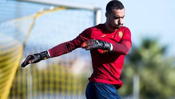 Sergio Asenjo con el Villarreal. 