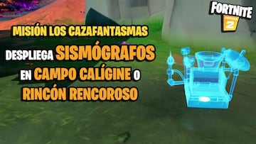 &iquest;D&oacute;nde desplegar sism&oacute;grafos en Campo Cal&iacute;gine o Rinc&oacute;n Rencoroso en Fortnite Temporada 8?