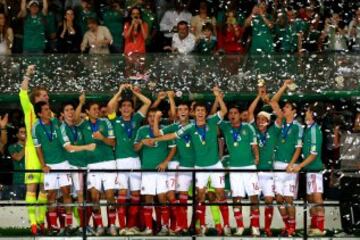 El 18 de junio de 2011, la Selección Mexicana consiguió su segundo título de la categoría al imponerse 2-0 a Uruguay en el Estadio Azteca.
