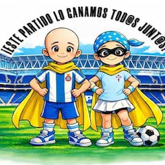 Espanyol y Celta se unen en el Día Internacional del Cáncer Infantil