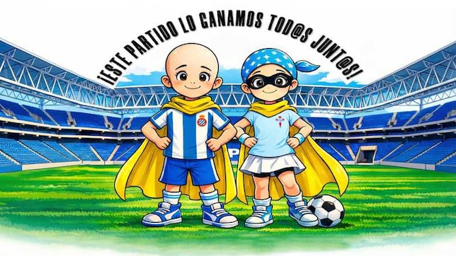 Espanyol y Celta se unen en el Día Internacional del Cáncer Infantil