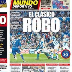 Clamor en la prensa catalana: "VARgonzoso" y "Robo"