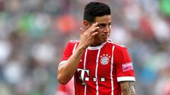 James Rodr&iacute;guez, jugador del Bayern M&uacute;nich