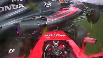 Kimi: "¡Venga! Sacad al McLaren de Alonso de mi camino"