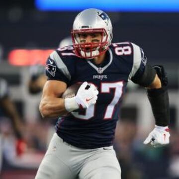 Rob Gronkowsk, tight end de New England, es el jugador más determinante del ataque de los Patriots.