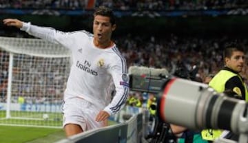 Cristiano Ronaldo celebra su segundo gol.