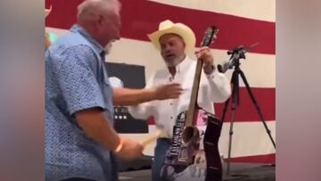 Watch: American patriot buys $4,000 Taylor Swift guitar just to destroy it