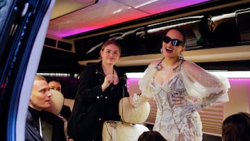 Rosalia departs to the In America: An Anthology of Fashion themed Met Gala at the Metropolitan Museum of Art in New York City, New York, U.S., May 2, 2022. REUTERS/Eduardo Munoz