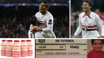 La dura historia de Casemiro: de los batidos Yakult a la Undécima