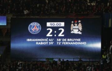 PSG-Manchester City en imágenes