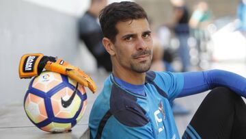 Dani Hern&aacute;ndez, de gran partido en Alcorc&oacute;n, tratar&aacute; de no encajar esta tarde-noche ante el Lugo.