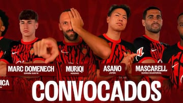 Jugadores del Real Mallorca convocados por sus selecciones nacionales.