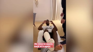 El vídeo de Pogba entrenando con la camiseta del Valencia que ha incendiado las redes