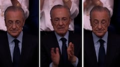 Toda las veces que la cámara enfocó a Florentino en los discursos: la última es lo nunca visto