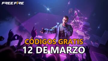 Códigos gratis Free Fire 12 de marzo