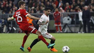 11/04/18 CHAMPIONS LEAGUE PARTIDO CUARTOS VUELTA
 BAYERN MUNICH - SEVILLA
  BANEGA 