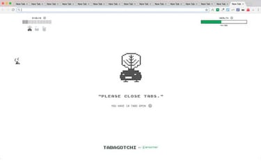Tabagotchi, la mascota virtual de Google Chrome que cuidas navegando con pocas pestañas