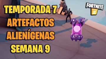 Fortnite: d&oacute;nde est&aacute;n los artefactos alien&iacute;genas de la Semana 9 de la Temporada 7