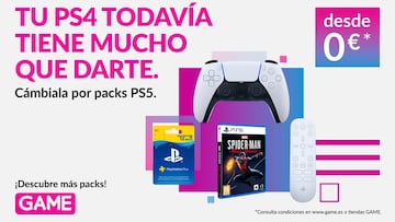 Tu PS4 todavía tiene mucho que darte: packs de bienvenida de PS5 en GAME