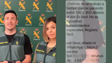 Aviso de la Guardia Civil: cuidado si te hacen esta oferta de empleo