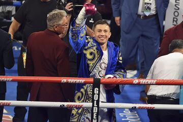 El triunfo de Canelo sobre Golovkin en imágenes