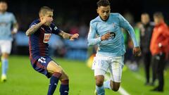 Boufal, jugador del Celta en un partido ante el Levante de LaLiga Santander. 