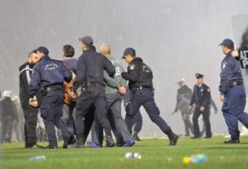 Suspendido el Panathinaikos-Olympiacos antes de empezar