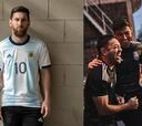 Las nuevas camisetas de las selecciones de Argentina, Colombia y México
