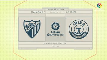 Resumen y goles del Málaga vs. Ibiza de LaLiga SmartBank