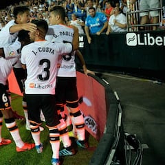 El 1x1 del Valencia: El empate empaña la gran noche de Maxi Gómez