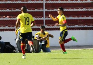 James cambia los pitos del Bernabéu por partidazo en La Paz