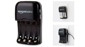 Este cargador de pilas AA y AAA incluye un puerto USB y protección contra sobrecargas